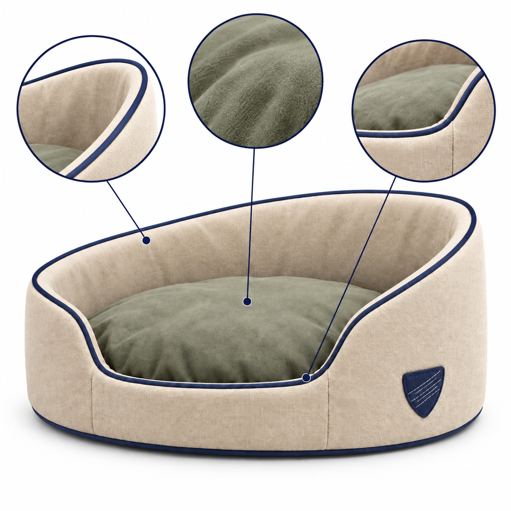 Arc Wraparound Pet Bed — product-specific features