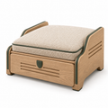 Bedside Step and Stow Platform — white-background product view