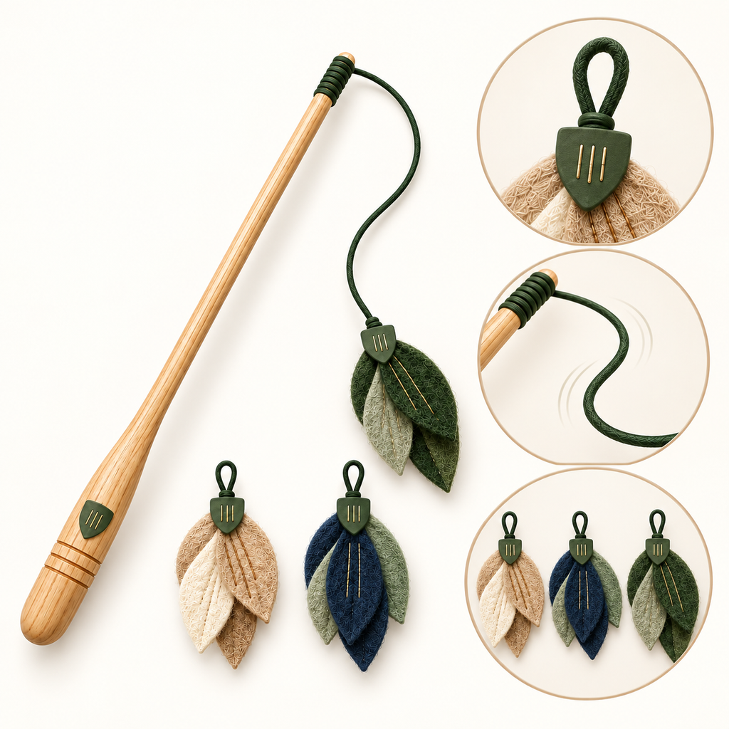 Branchline Cat Wand Toy Set — product-specific features