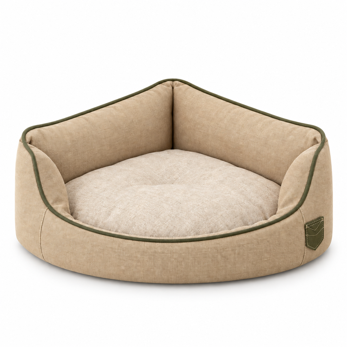 Corner Nest Pet Bed — white-background product view