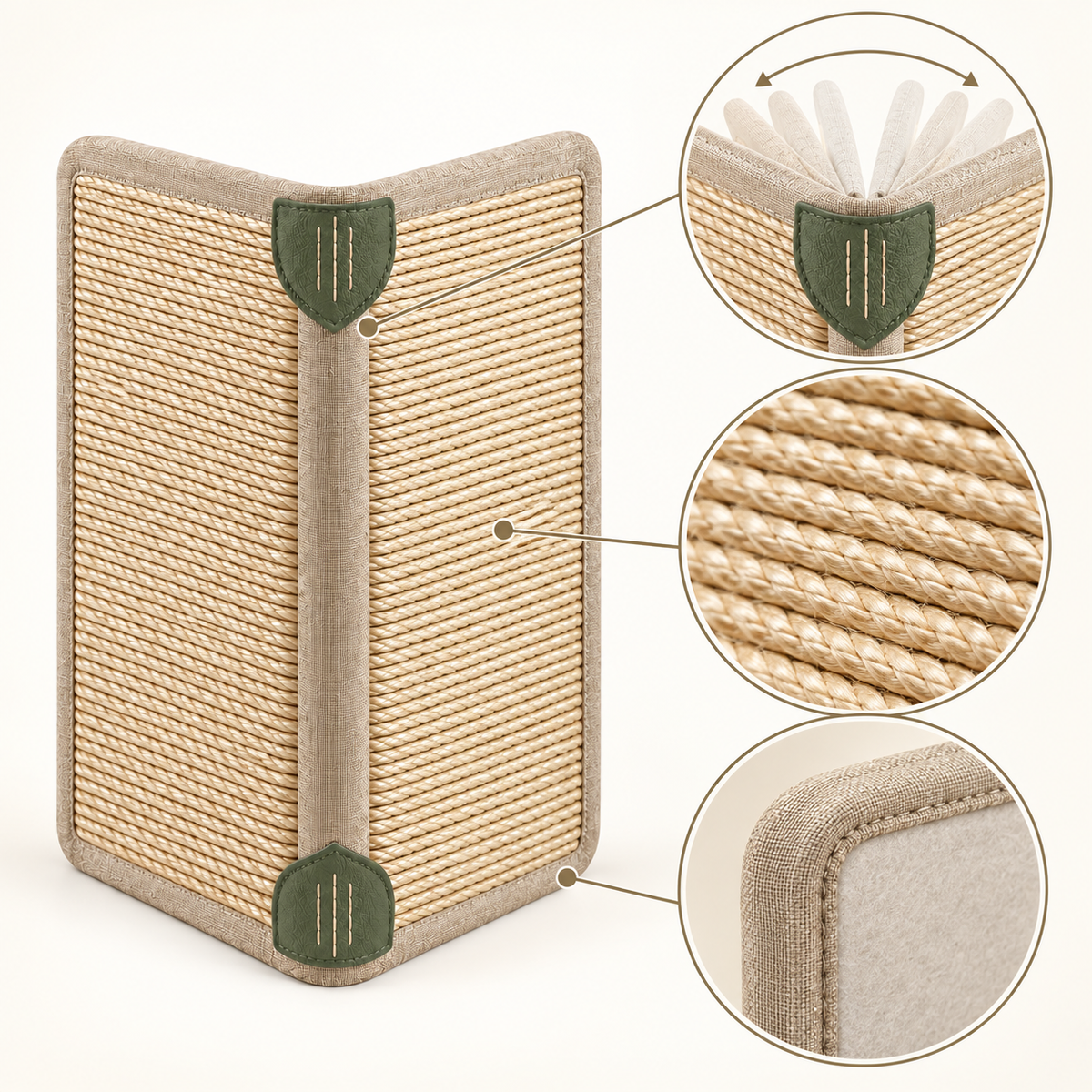 Corner Ridge Flexible Scratch Panel — product-specific features