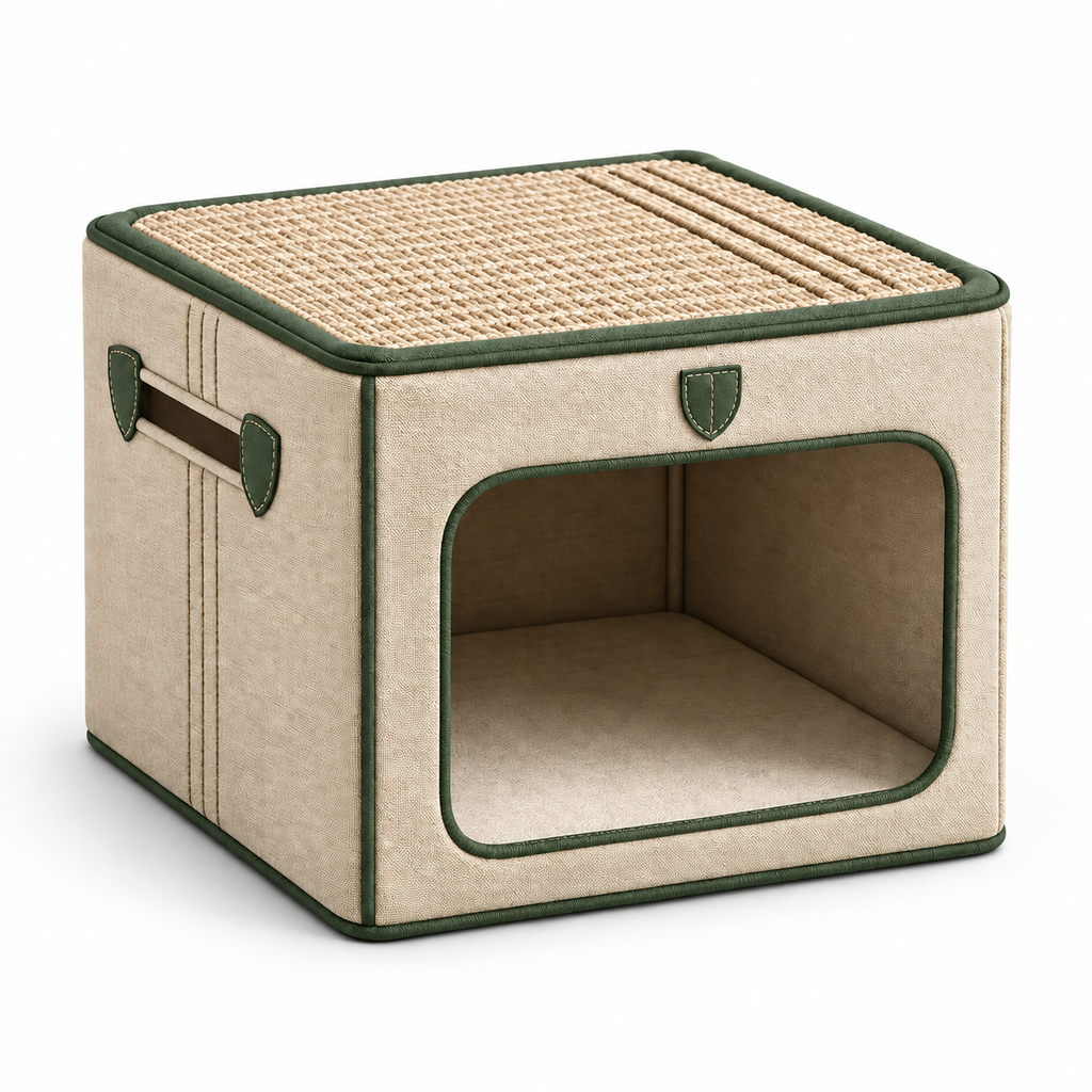 Den and Scratch Storage Cube — white-background product view