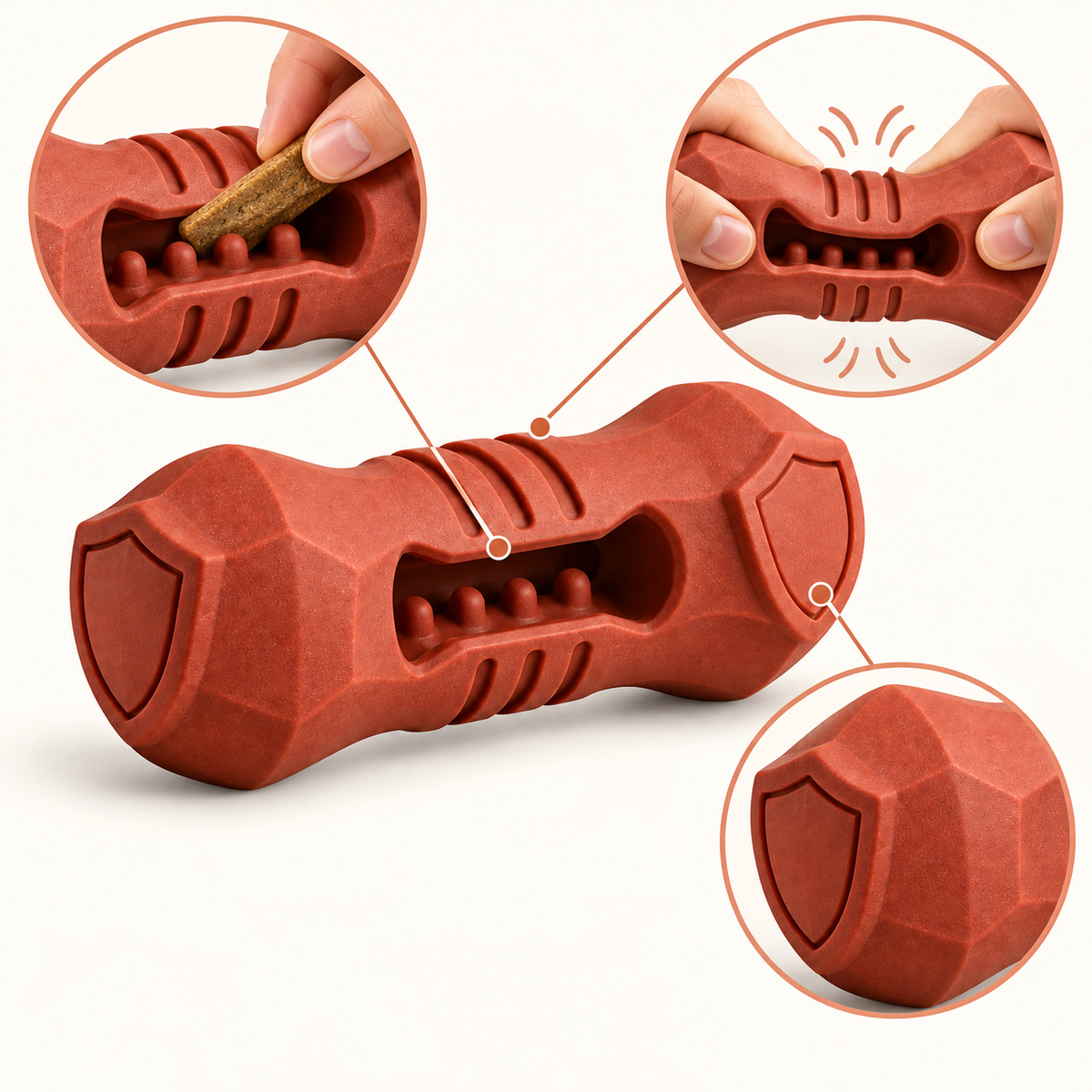 Ember Capsule Chew Toy — product-specific features