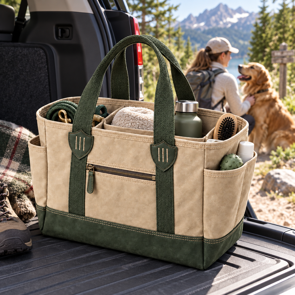 Field Kit Pet Gear Organizer — in-use lifestyle scene