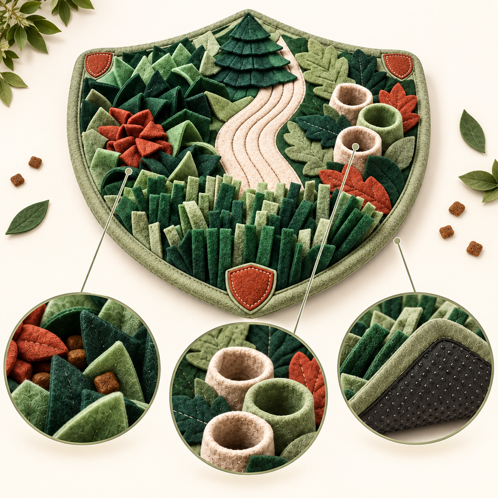Forest Trail Snuffle Mat — product-specific features