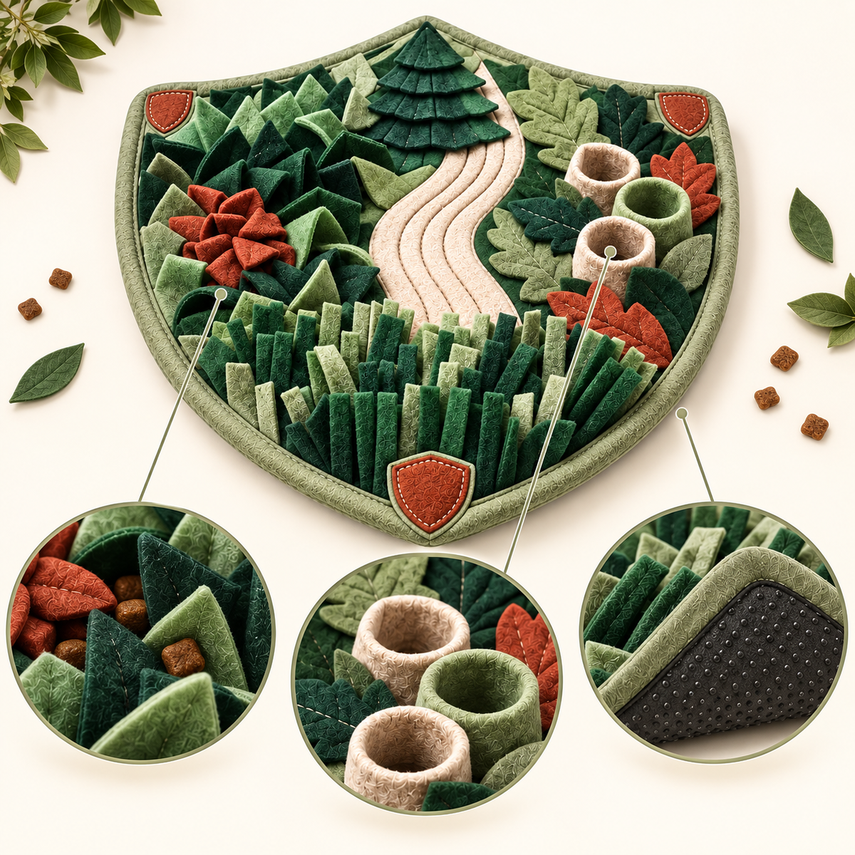 Forest Trail Snuffle Mat — product-specific features