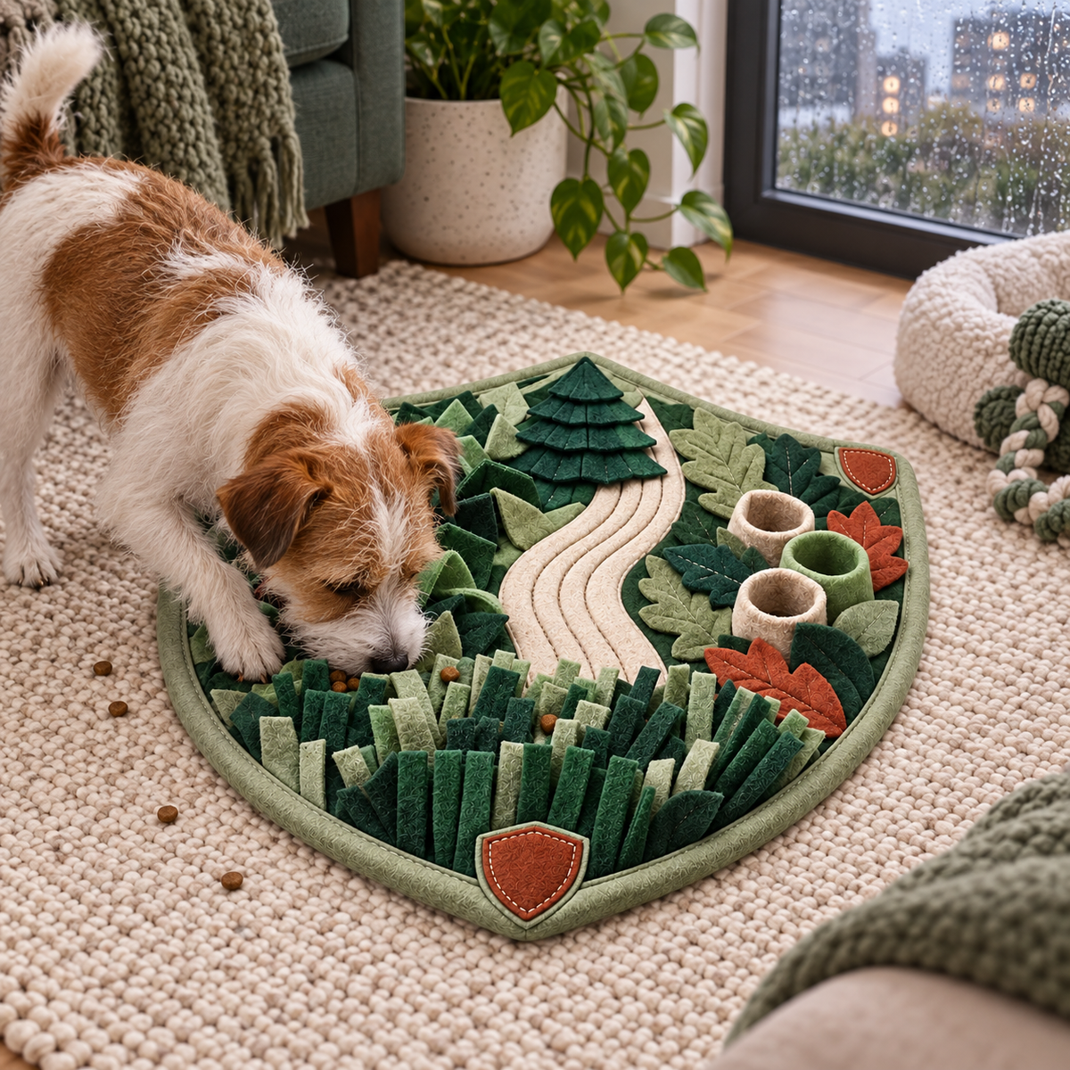 Forest Trail Snuffle Mat — second in-use lifestyle scene
