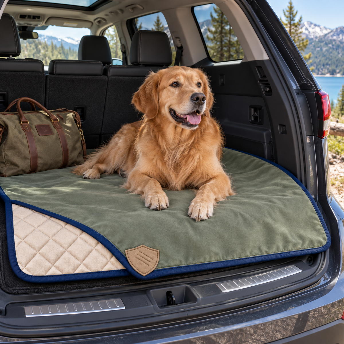 Hearthguard Reversible Protection Throw — second in-use lifestyle scene