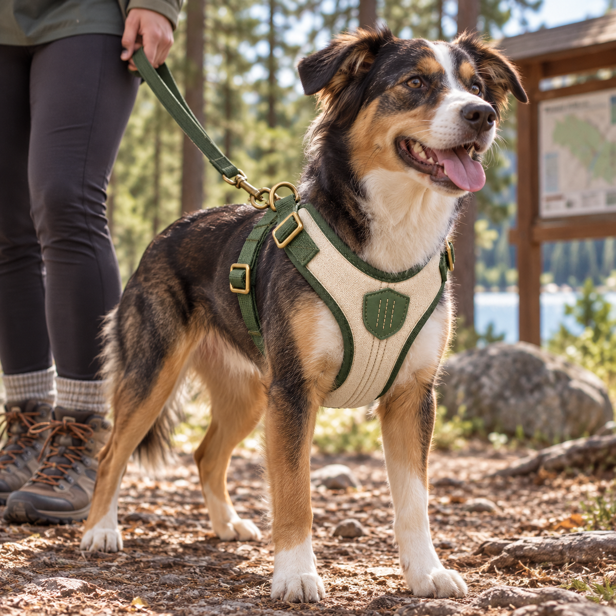 Range Y-Shape Comfort Harness — in-use lifestyle scene