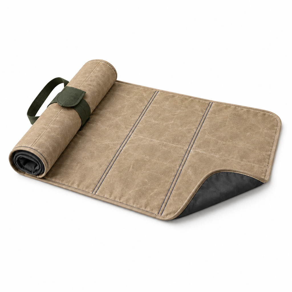 Shield Roll Travel Pet Mat — white-background product view