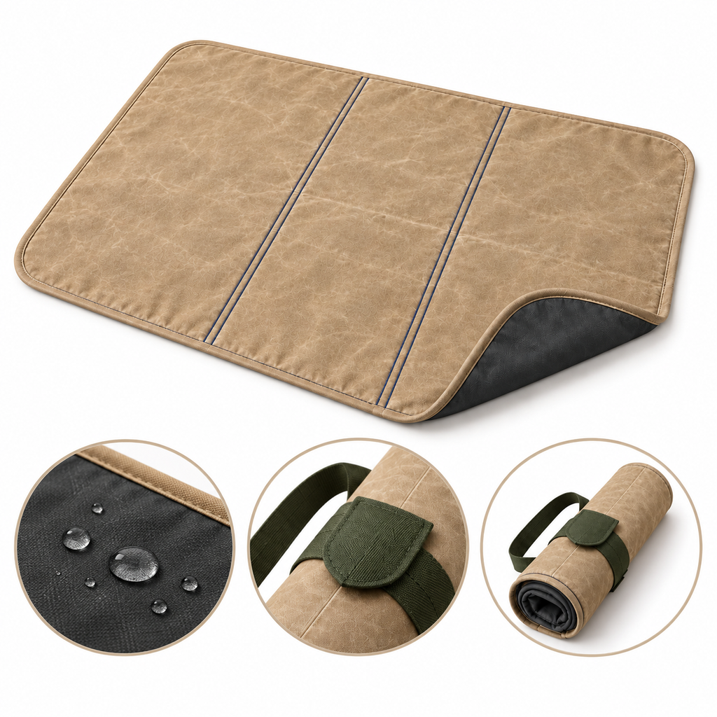 Shield Roll Travel Pet Mat — product-specific features