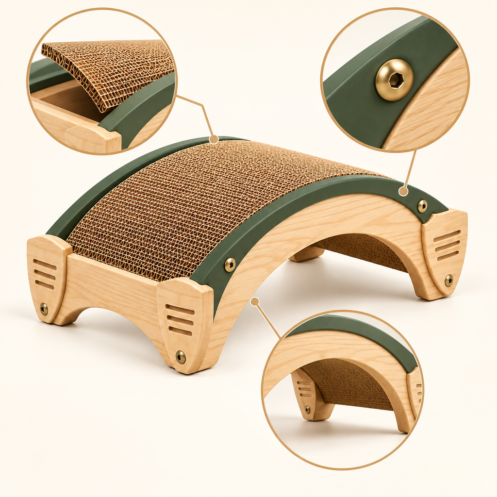 Timber Arc Modular Scratch Bridge — product-specific features
