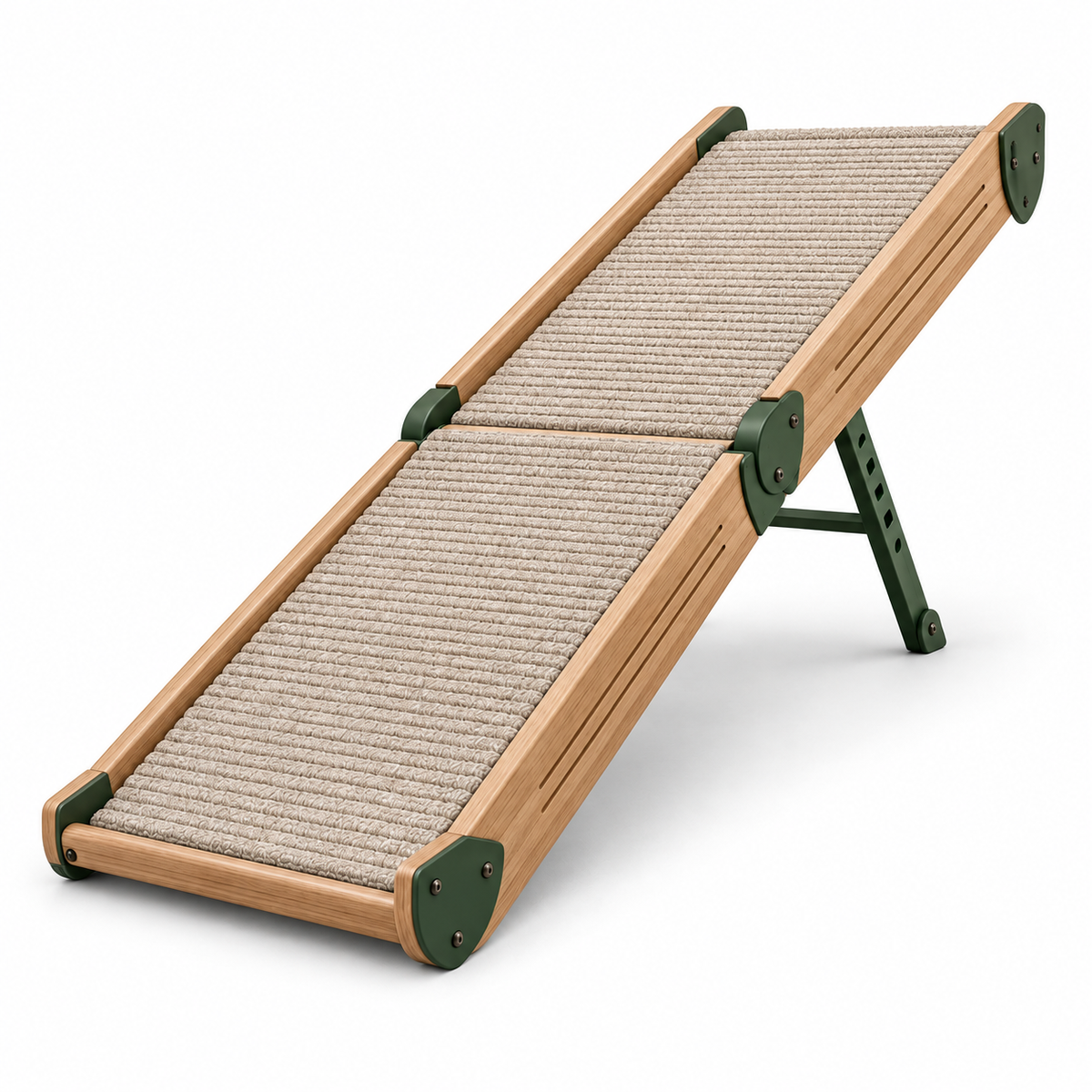 Timberfold Adjustable Pet Ramp — white-background product view