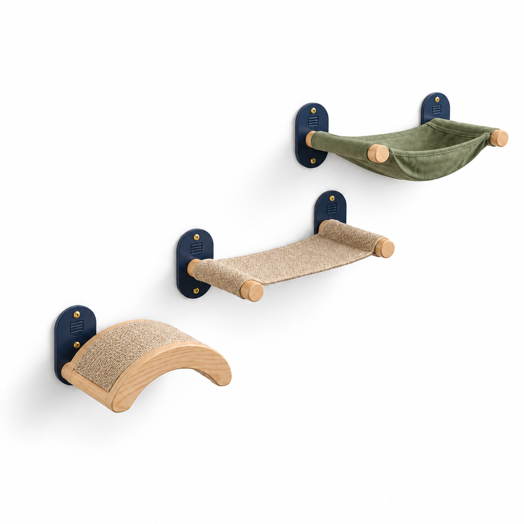Trailstep Wall Cat System — white-background product view