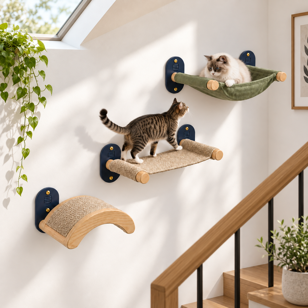 Trailstep Wall Cat System — second in-use lifestyle scene